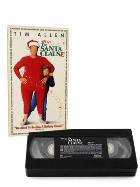 Disney The Santa Clause VHS Tim Allen Christmas Movie Clamshell Tape